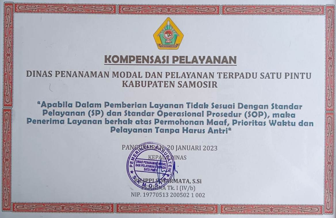 Kompensasi Pelayanan